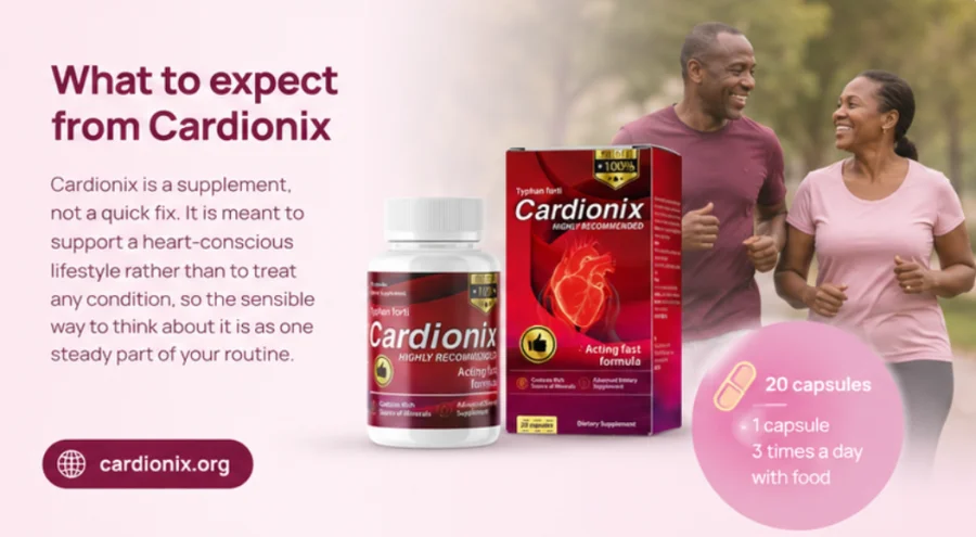 Cardionix — botanical dietary supplement taken with meals